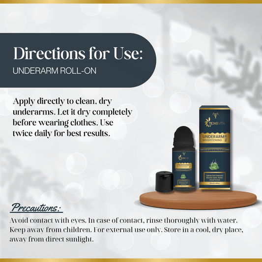 Tejasvita Illuminate Underarm Brightening Roll - On - TejasVita