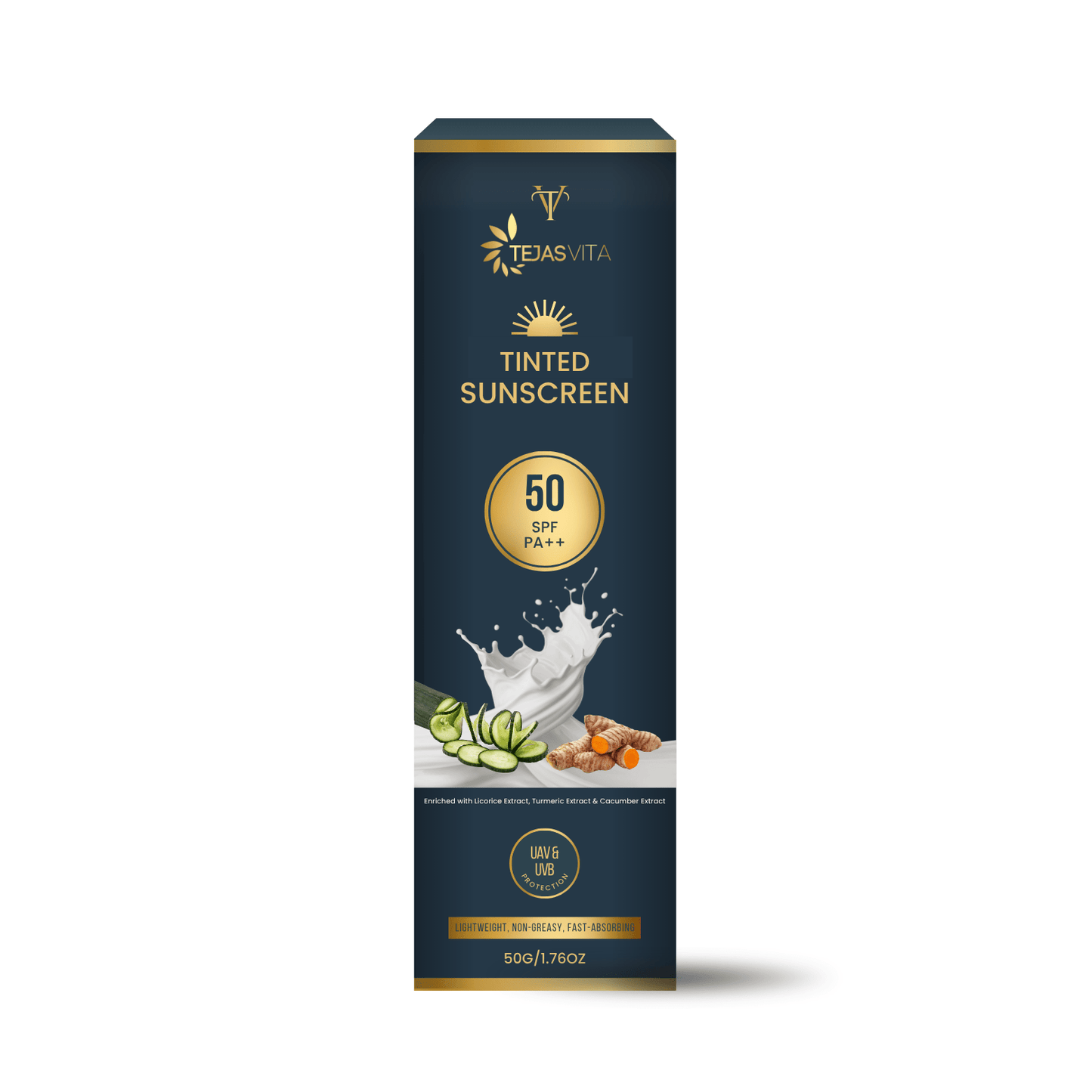 Tejasvita Radiant Tinted Sunscreen SPF 50 PA++++ - TejasVita