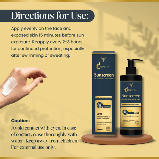 Tejasvita SunGuard SPF 50 PA++++ Broad Spectrum Sunscreen - TejasVita