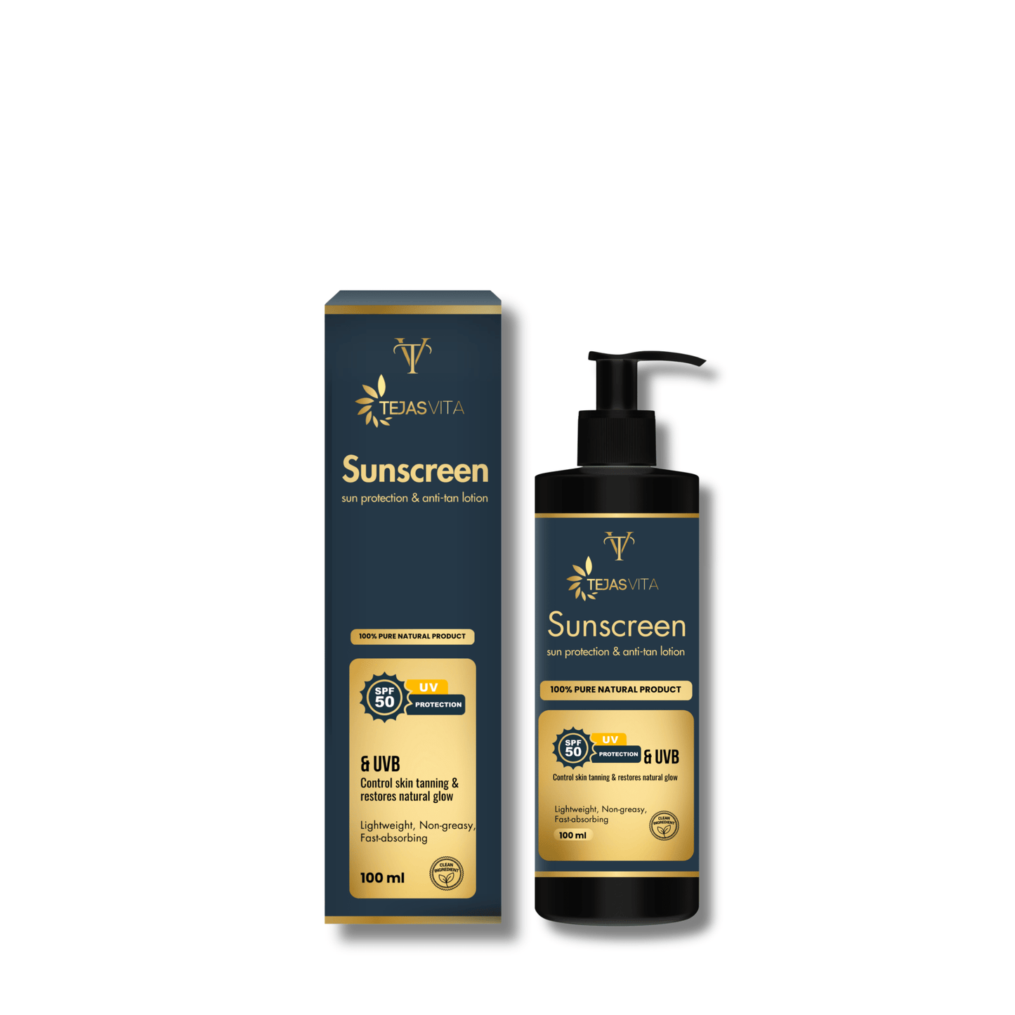 Tejasvita SunGuard SPF 50 PA++++ Broad Spectrum Sunscreen - TejasVita