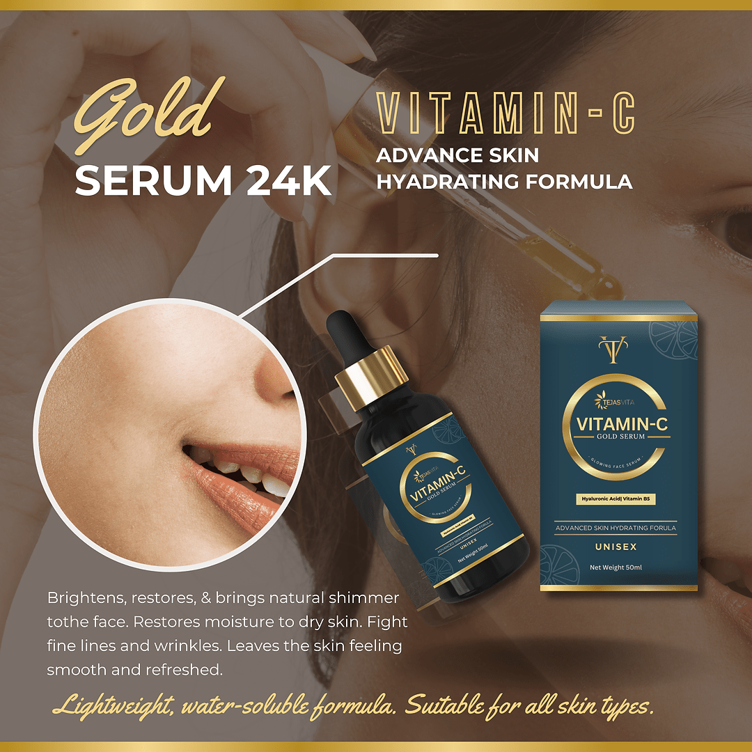 Tejasvita Radiance Vitamin C Gold Serum - TejasVita