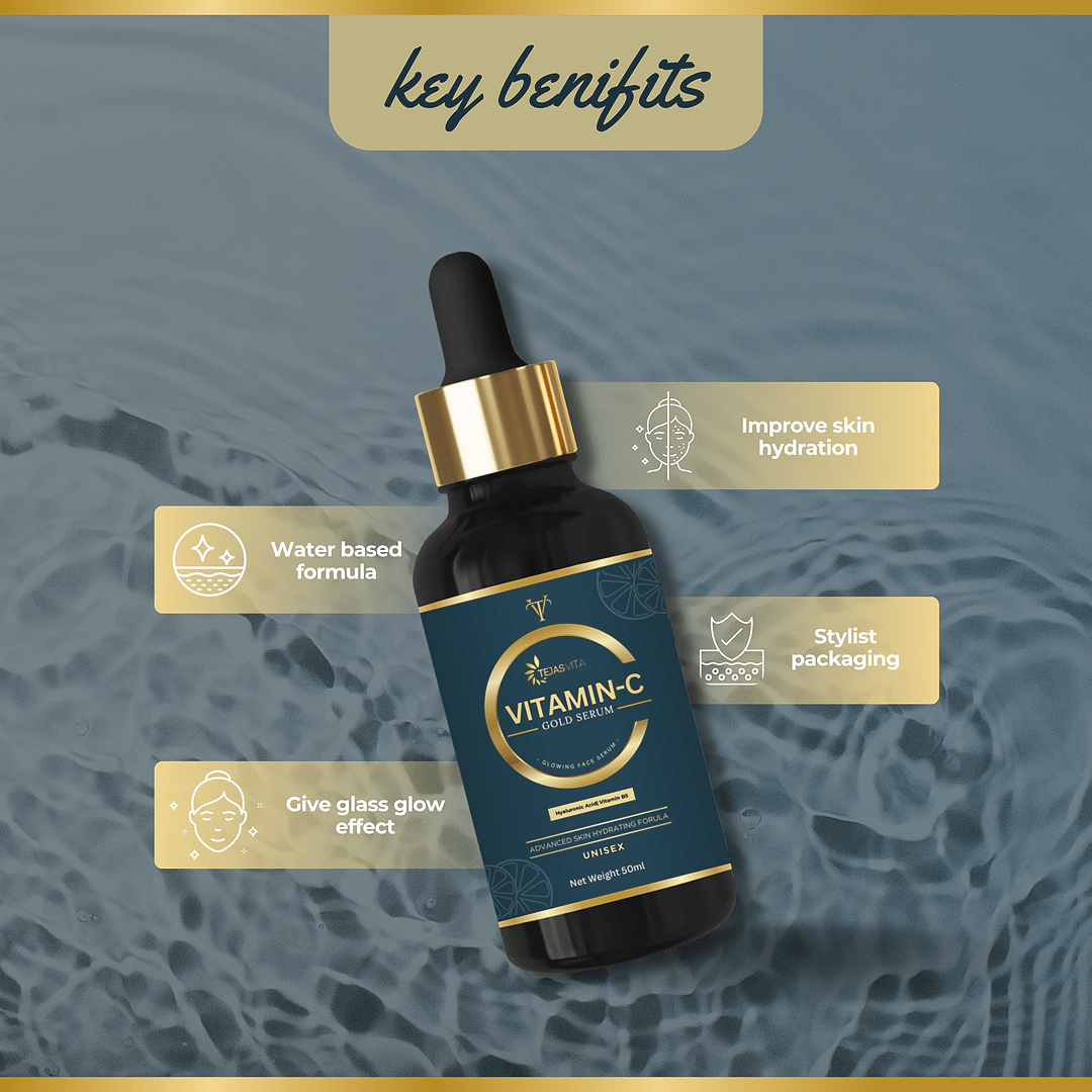 Tejasvita Radiance Vitamin C Gold Serum - TejasVita