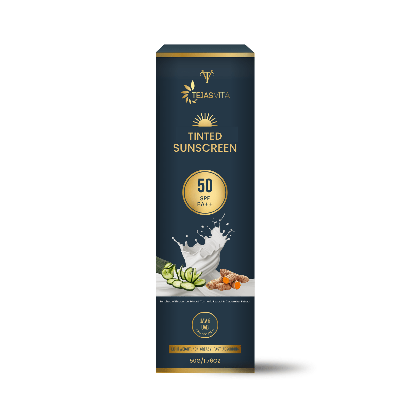 Tejasvita Radiant Tinted Sunscreen SPF 50 PA++++ - TejasVita