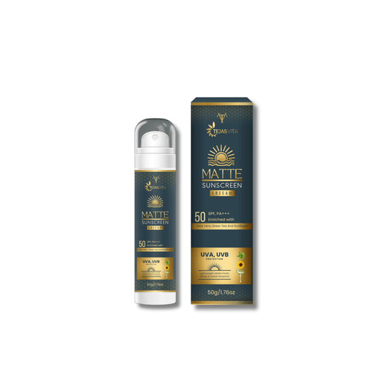 Tejasvita Ultra Matte Mineral Sunscreen SPF 50 PA++++ - TejasVita